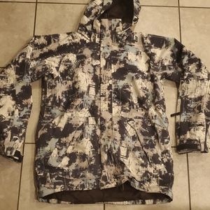 The North Face Cryptic Nuckle Camo Men's Snowboard Jacket (Size SMALL)